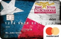 Debit card Texas flag