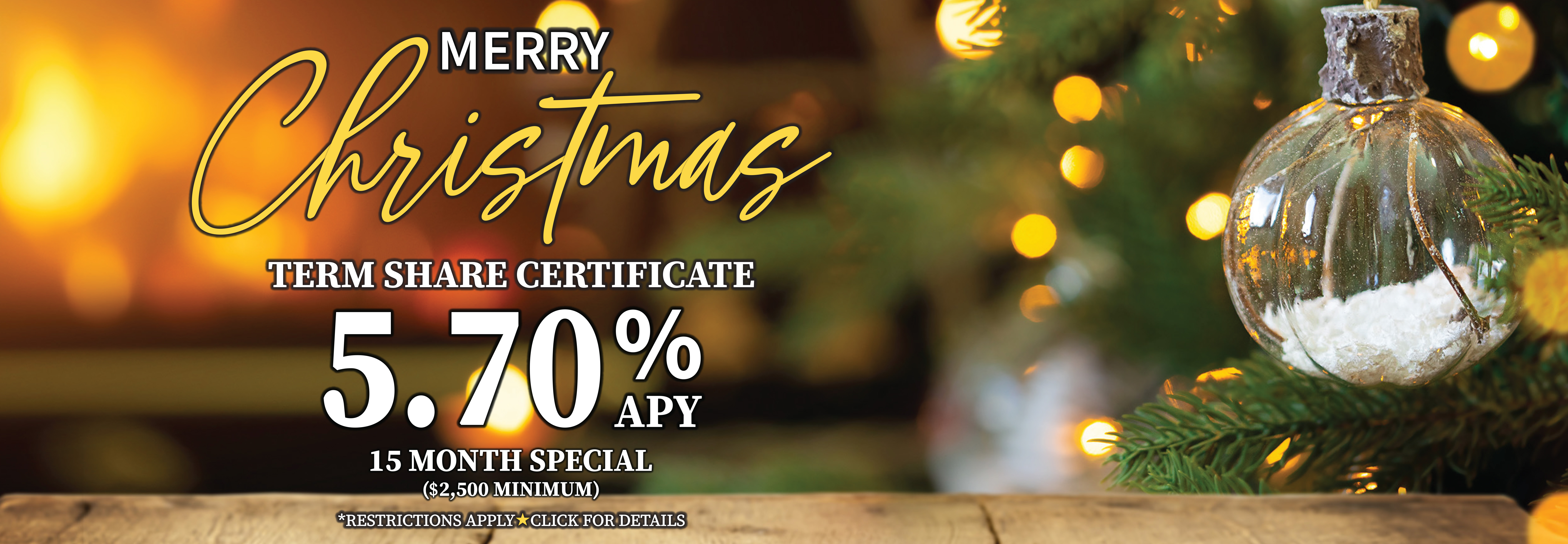 Term Share Certificate 5.70%APY jpg format